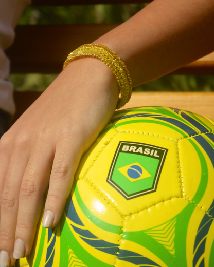 Bracelete de Crochê Ziggy Mix Yellow