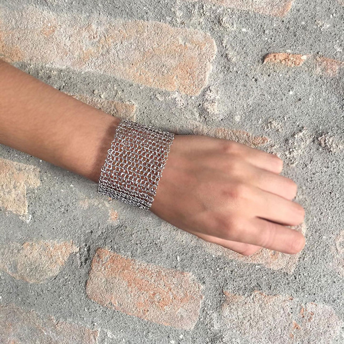 Bracelete de Crochê Palladium Fino