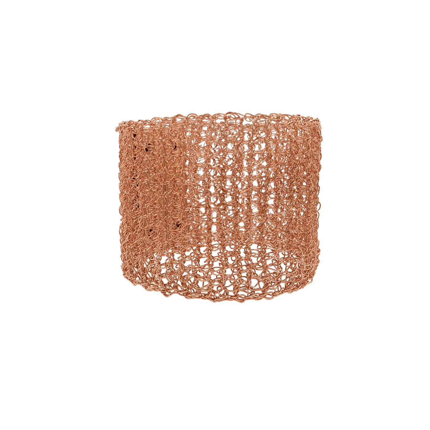 Bracelete de Crochê Rosé Gold Fino