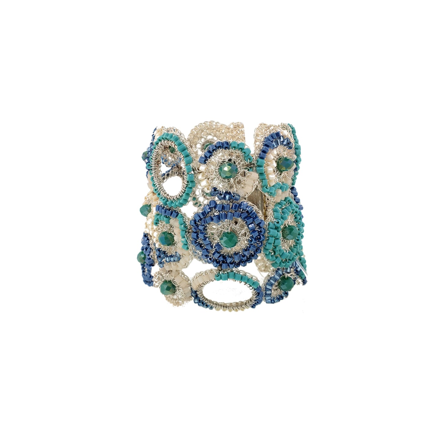 Bracelet de Crochê Mandalas Caribbean