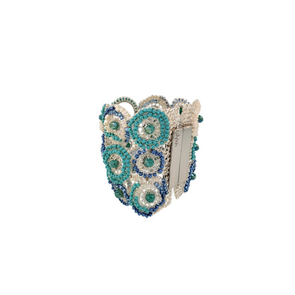 Bracelet de Crochê Mandalas Caribbean
