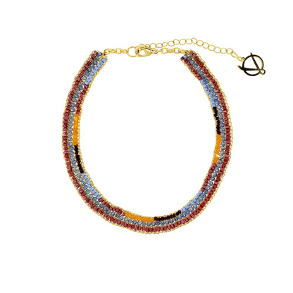 Choker de Crochê Ziggy Sunrise Mix