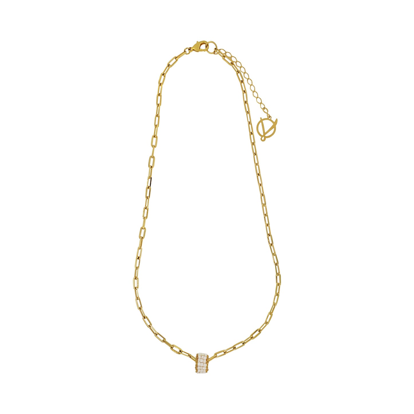 Colar de Crochê High Roller Wild Cards Pérola