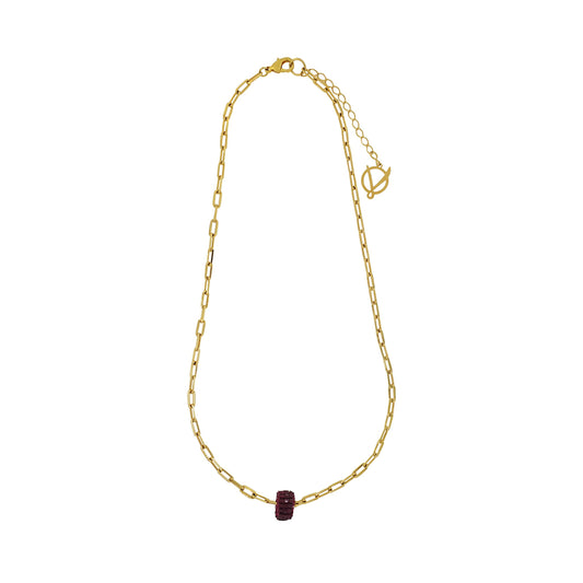 Colar de Crochê High Roller Wild Cards Vermelho