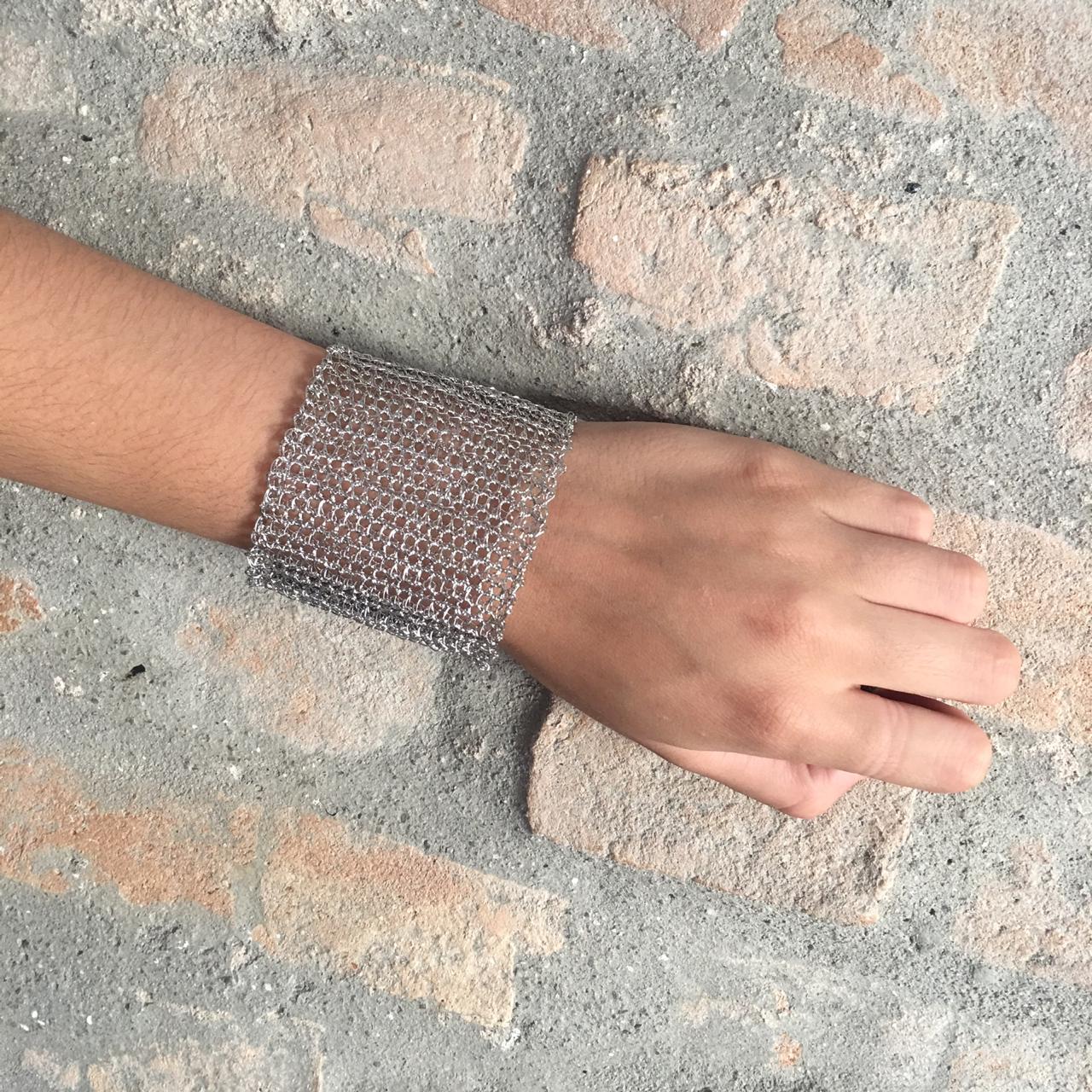 Bracelete de Crochê Palladium