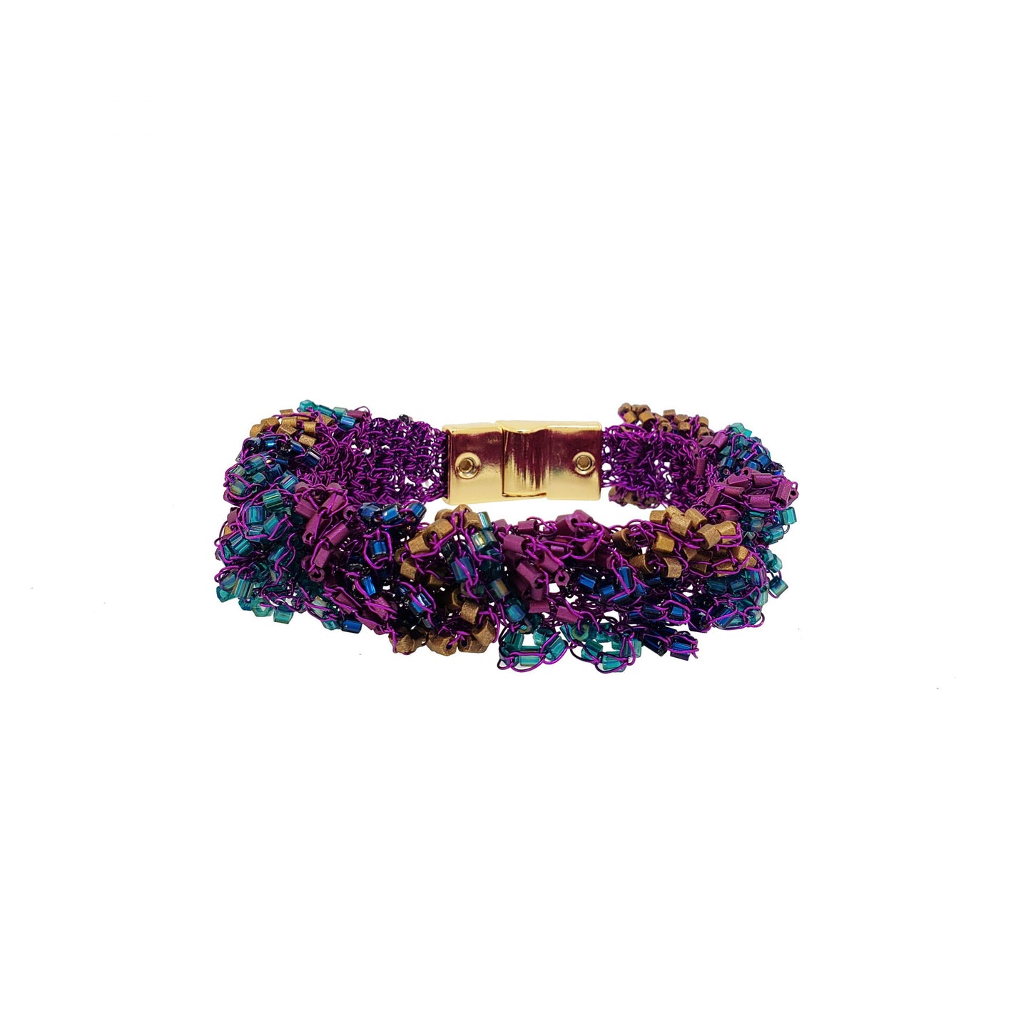 Bracelete de Crochê Flowers Amazon