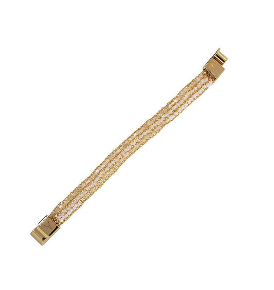 Bracelete de Crochê Narrow Off White
