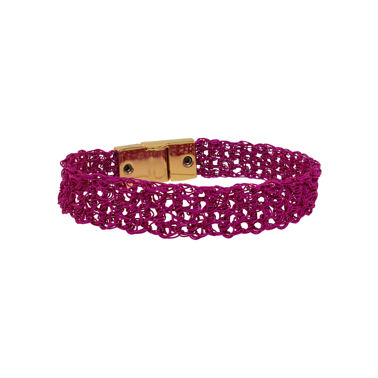 Bracelete de Crochê Rosa Neon Narrow Sale