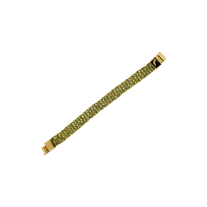 Bracelete de Crochê Narrow Verde Sale