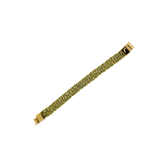 Bracelete de Crochê Narrow Verde Sale