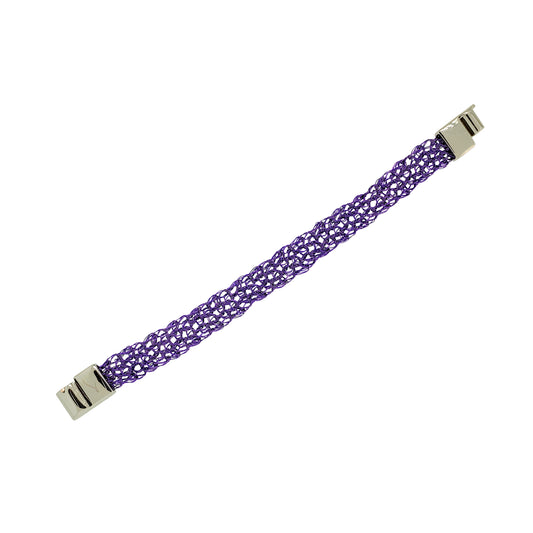 Bracelete de Crochê Narrow Roxo Sale