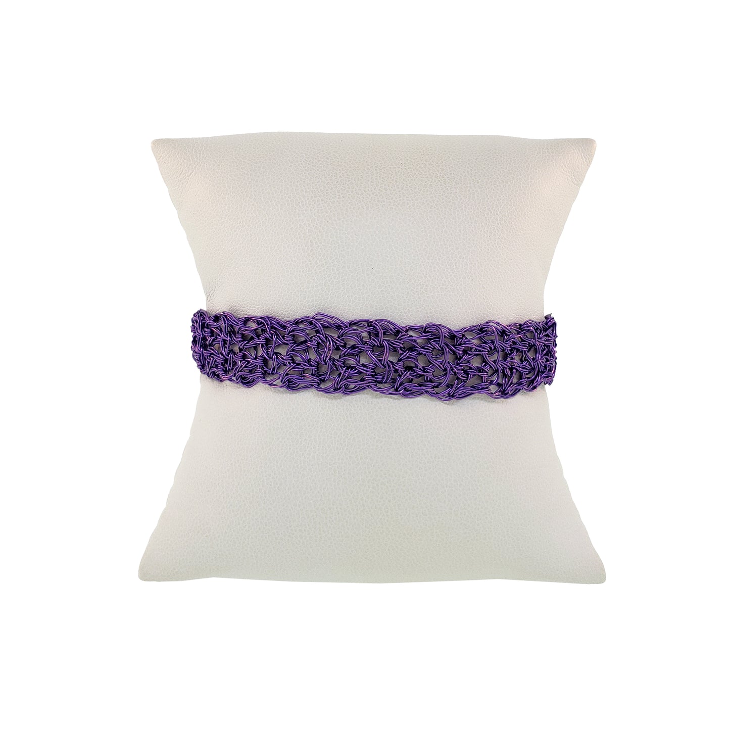 Bracelete de Crochê Narrow Roxo Sale