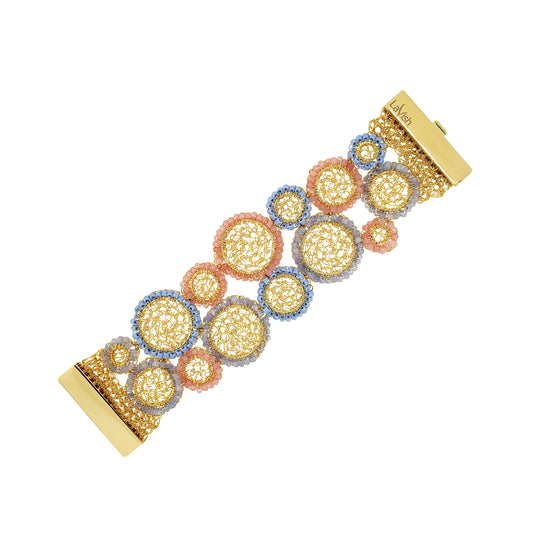 Bracelete Patchwork Mesh Infinite Love