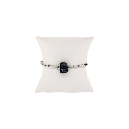 Bracelete de Crochê High Roller Wild Cards Preto