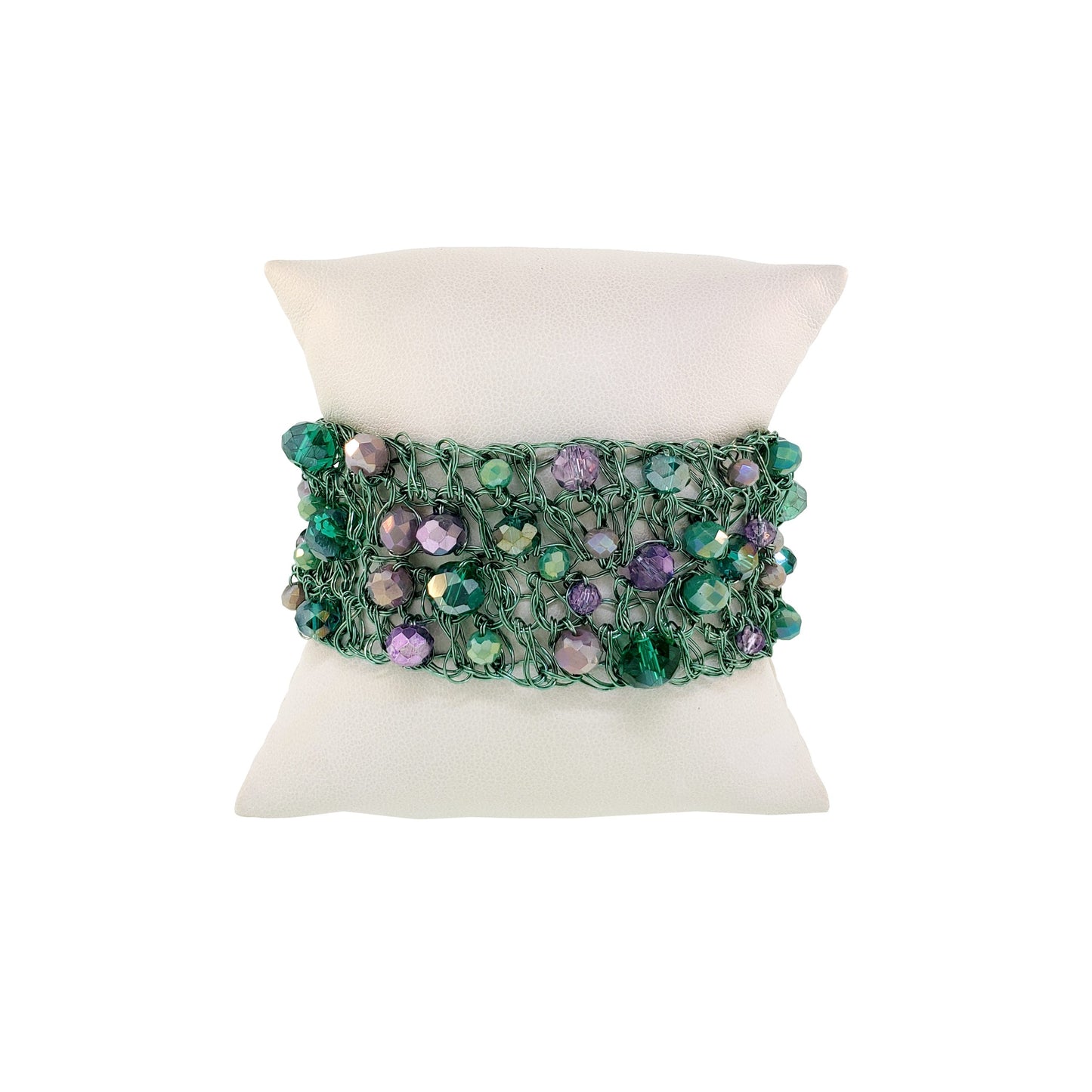 Bracelete Aurora Lilás e Verde