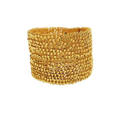 Bracelete de Crochê All Gold
