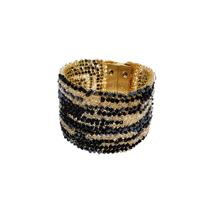 Bracelete de Crochê Mix Preto Mystic Forest