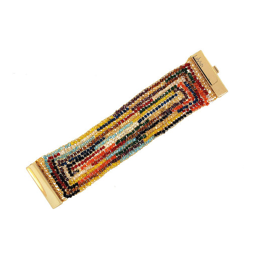Bracelete de Crochê Rainbow