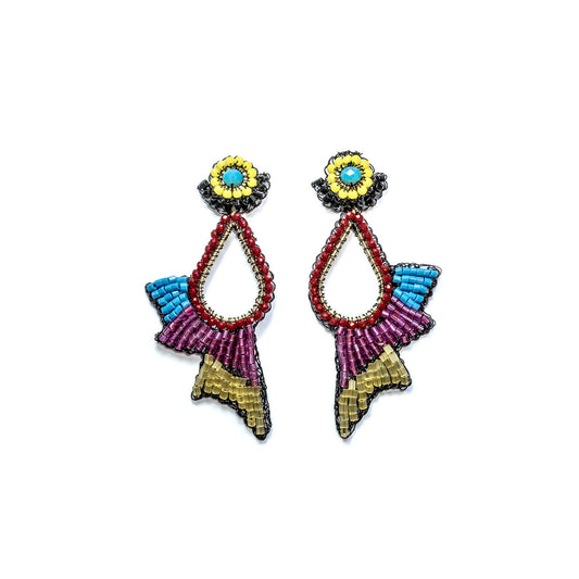 Brinco de Crochê Multicolor Uni