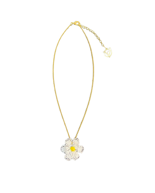 Colar de Crochê Mini Blossom Margarida Sale
