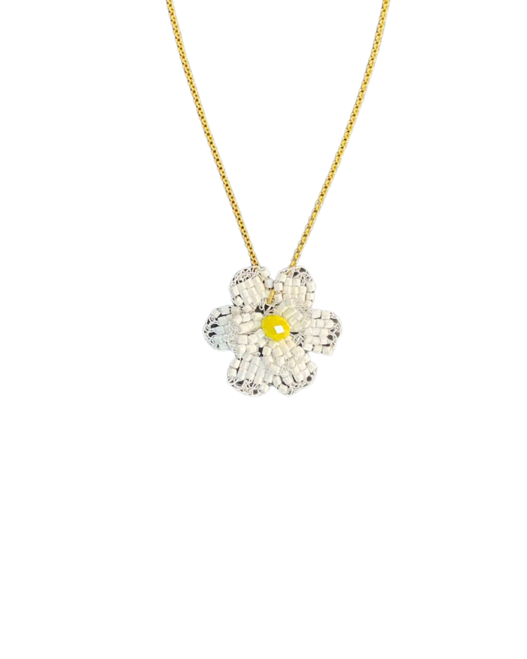 Colar de Crochê Mini Blossom Margarida Sale
