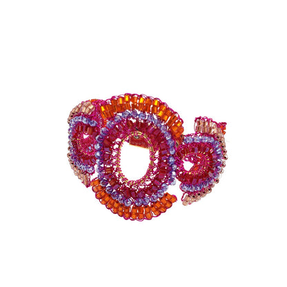 Bracelete de Crochê Unique Neon Vibe