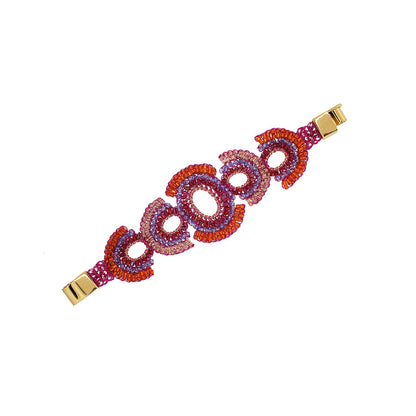 Bracelete de Crochê Unique Neon Vibe