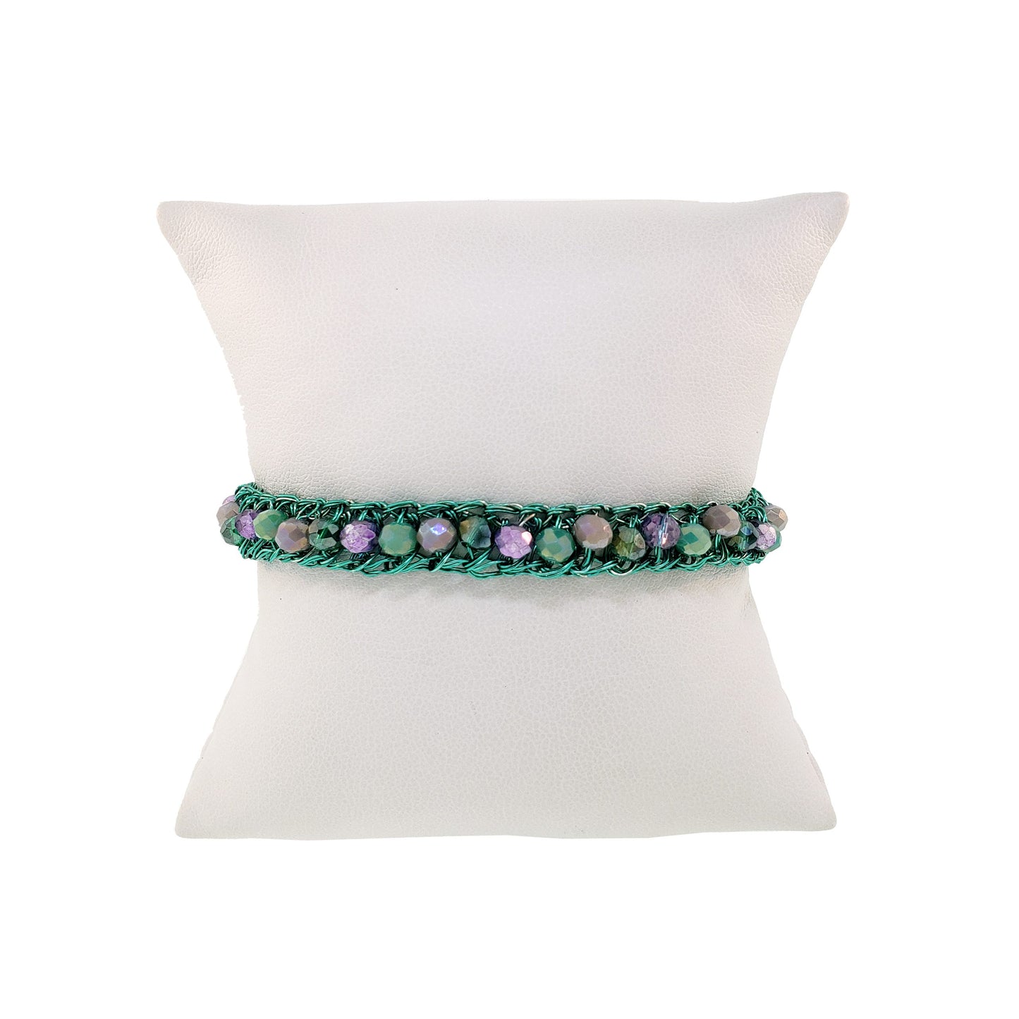 Bracelete Molly Aurora Lilás e Verde