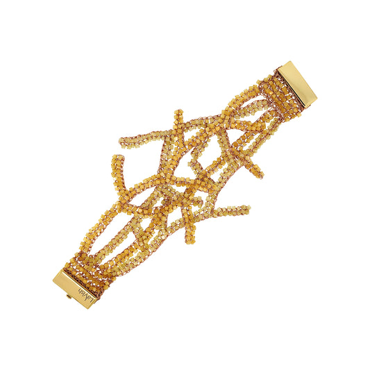 Bracelete de Crochê Coral Butter