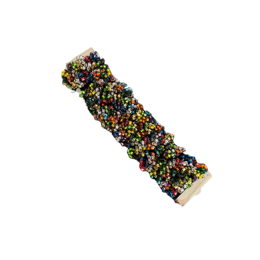 Bracelete de Crochê Fru-Fru Colorido Sale