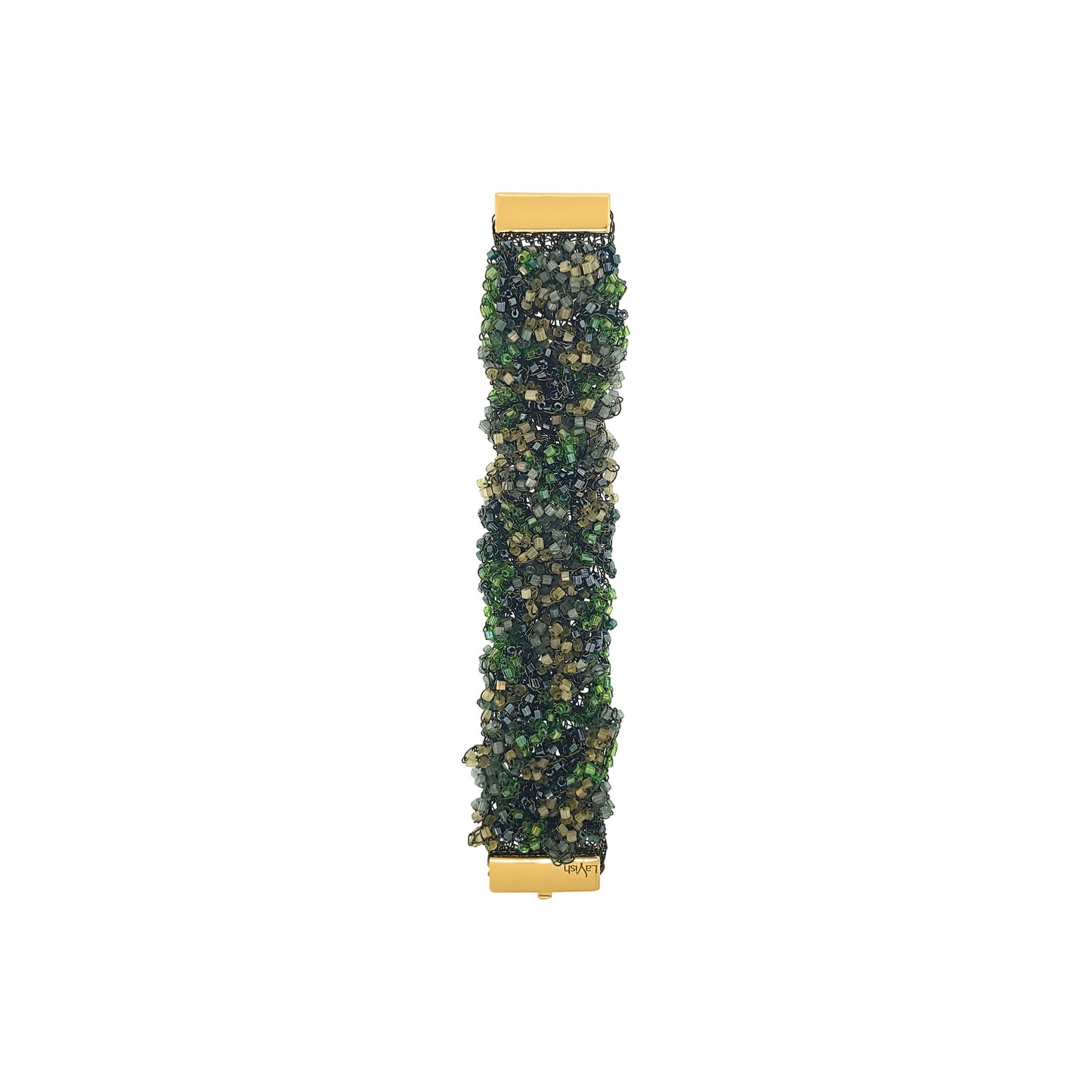 Bracelete de Crochê Fru-Fru Verde Mystic Forest