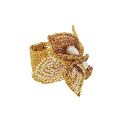 Pulseira de Crochê Calla Maxi