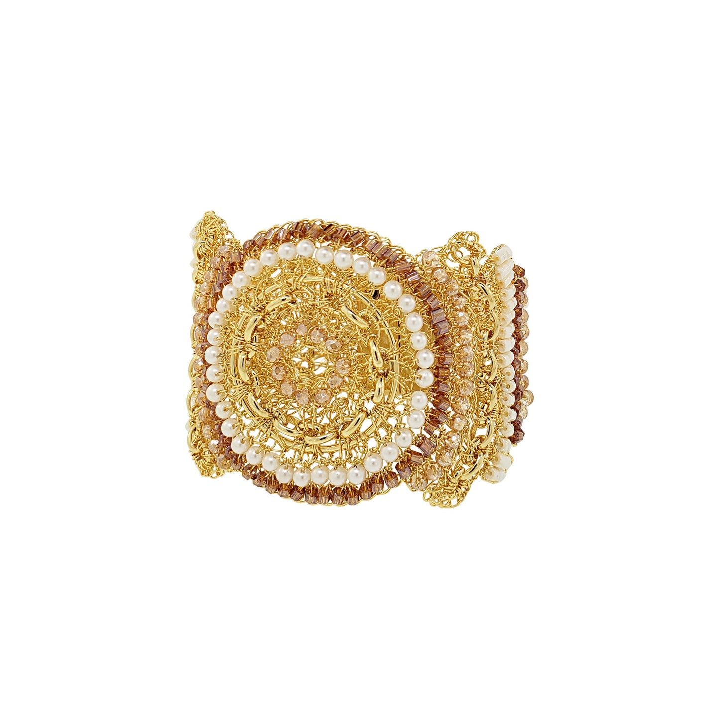 Bracelete de Crochê Ripples Maxi Ocean Dreams