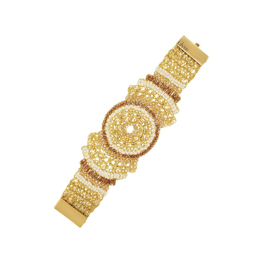 Bracelete de Crochê Ripples Maxi Ocean Dreams