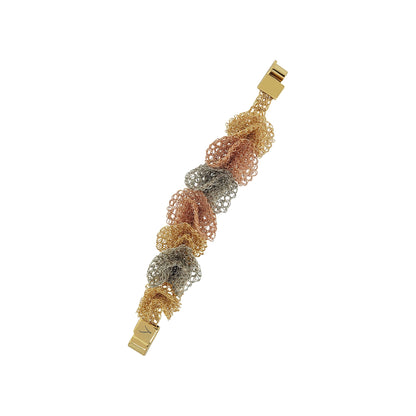 Pulseira de Crochê Reef Trio Gold Ocean Dreams