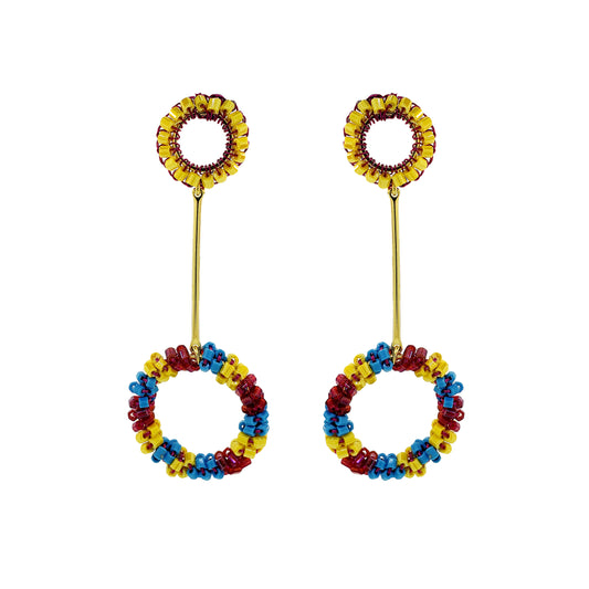 Brinco de Crochê Bowie Eletric Warmth Mix