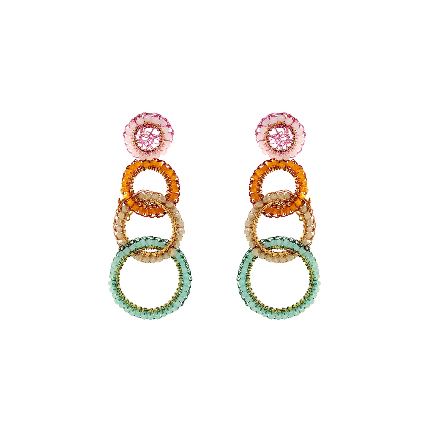 Brinco de Crochê Olympia Sweet Gummy Mix