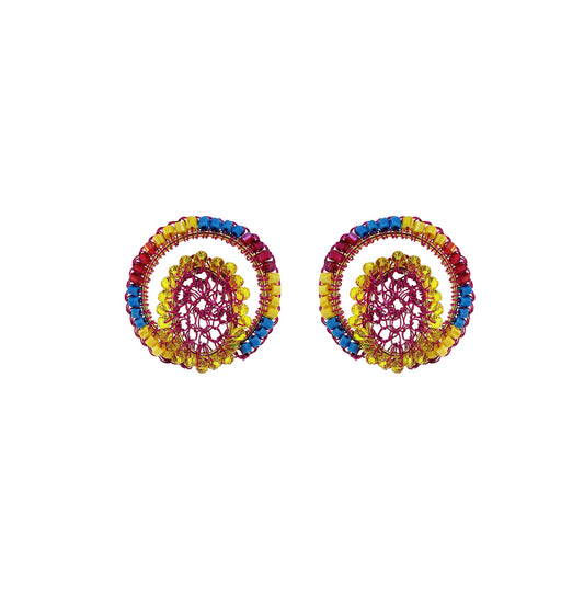 Brinco de Crochê Mandy Eletric Warmth Mix