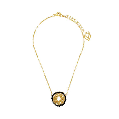 Colar de Crochê Flux Preto