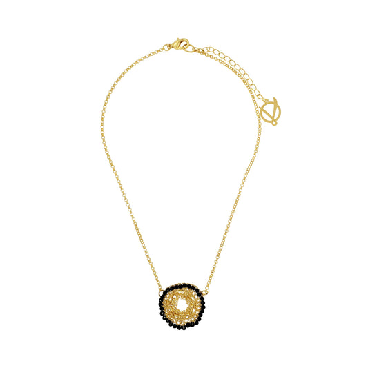 Colar de Crochê Flux Preto
