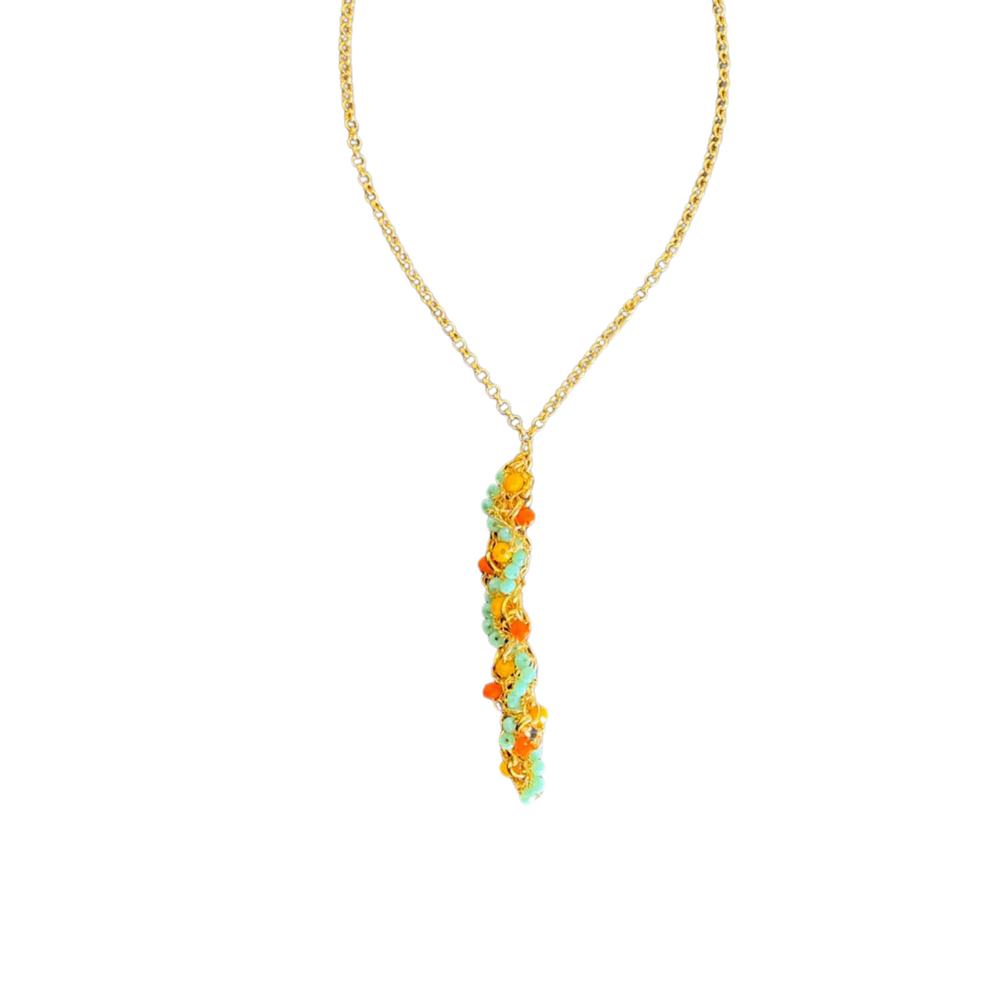 Colar de Crochê Hera Pendant Colorido Sale