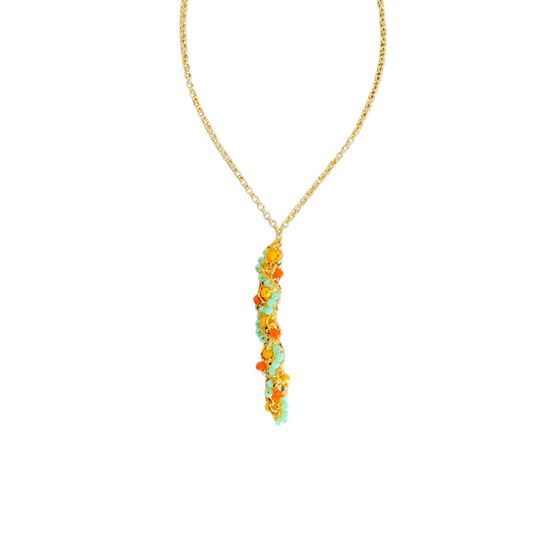 Colar de Crochê Hera Pendant Colorido Sale
