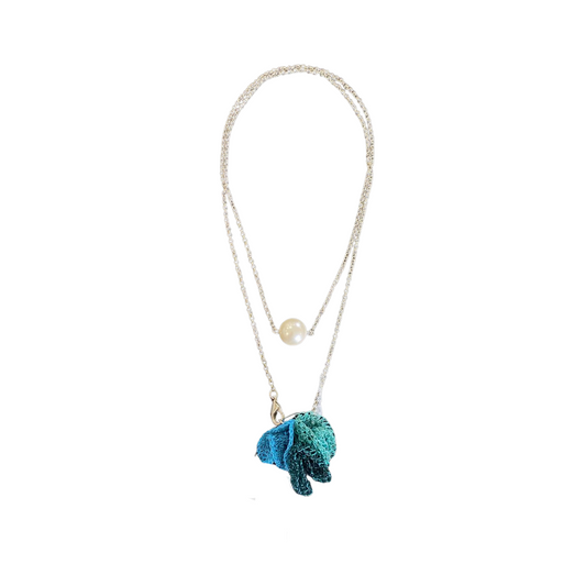Colar de Crochê Reef Loop Azul Ocean Dreams Sale