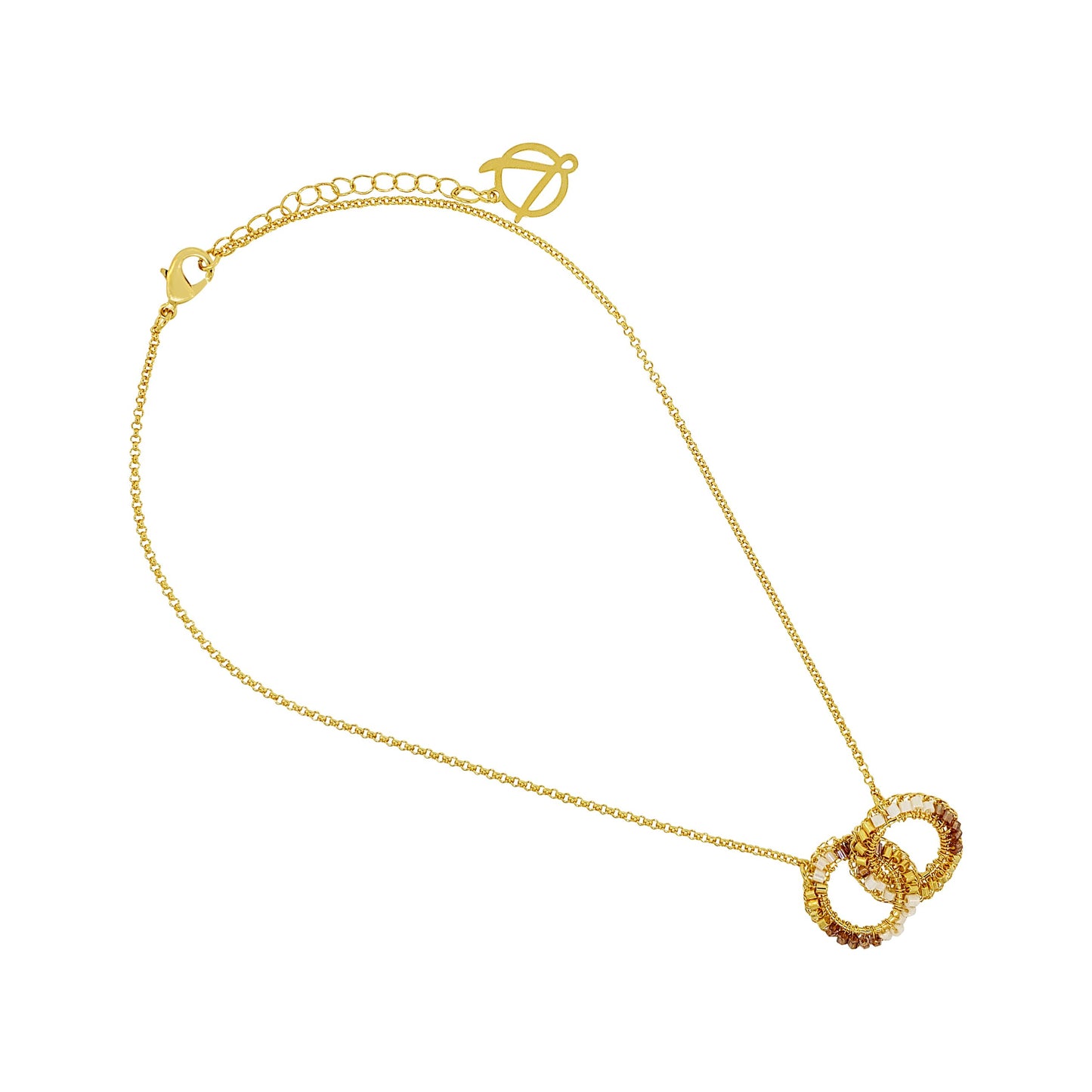 Colar de Crochê Nova Golden Mix