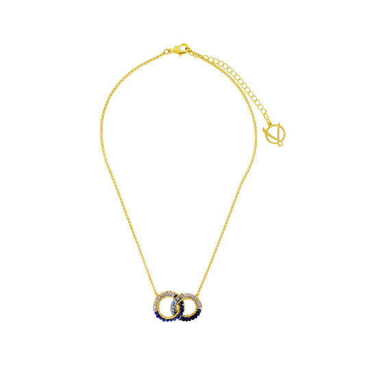 Colar de Crochê Nova Sky Blue