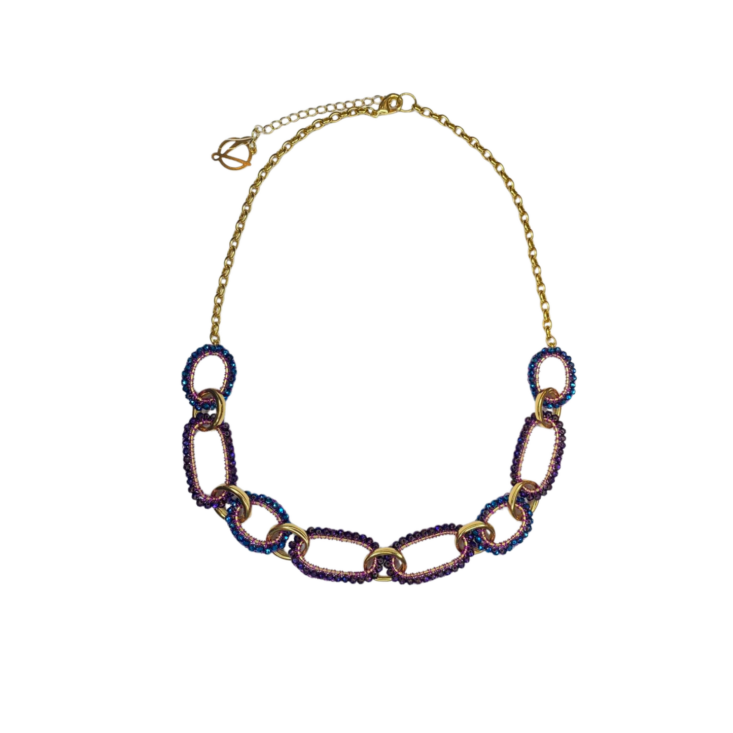 Colar de Crochê Urban Links Roxo Sale