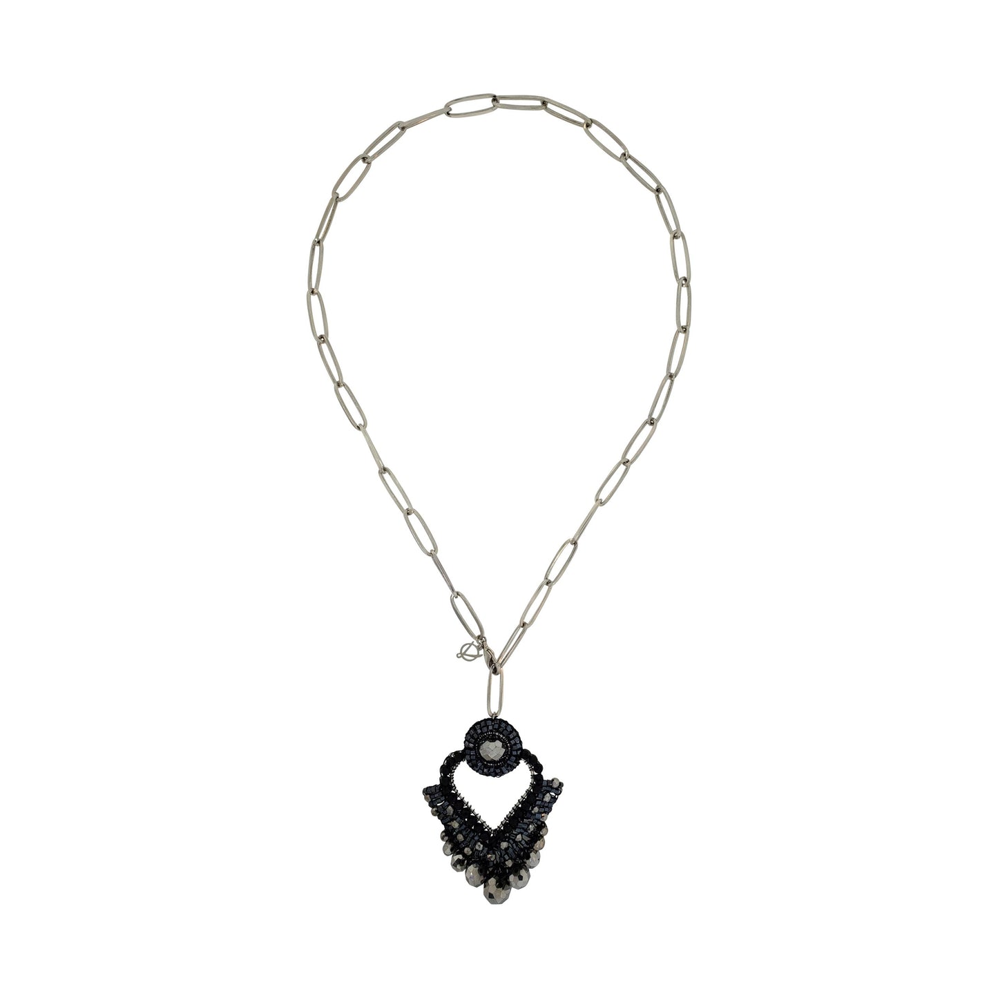 Colar de Crochê Queen's Heart Maxi Wild Cards Preto