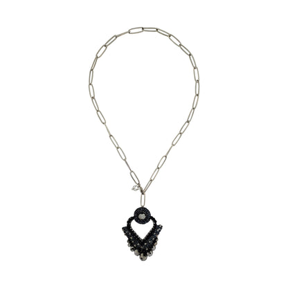 Colar de Crochê Queen's Heart Maxi Wild Cards Preto