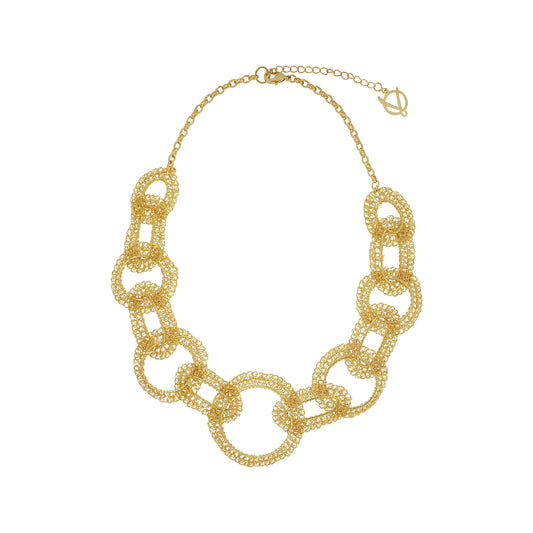 Colar de Crochê Artemis Maxi Chronos Legacy Dourado