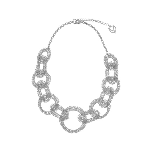 Colar de Crochê Artemis Maxi Chronos Legacy Prata